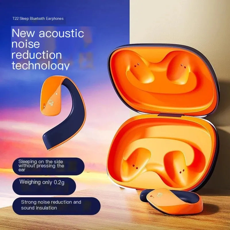 2024 neue T22 Knochen Leitung Bluetooth Kopfhörer Headset Mini Schlafen Drahtlose Kopfhörer Sport Spiel Musik Mit Mic Mädchen Geschenk
