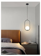 Nordische Glaskugel Pendel leuchten Messing schwarz Hängelampe modernes Wohnzimmer Esszimmer Schlafzimmer Dekor Decken leuchte Haus Lampen für Schlafzimmer Wohnzimmer Korridor Licht Balkon Lichter Decken leuchten
