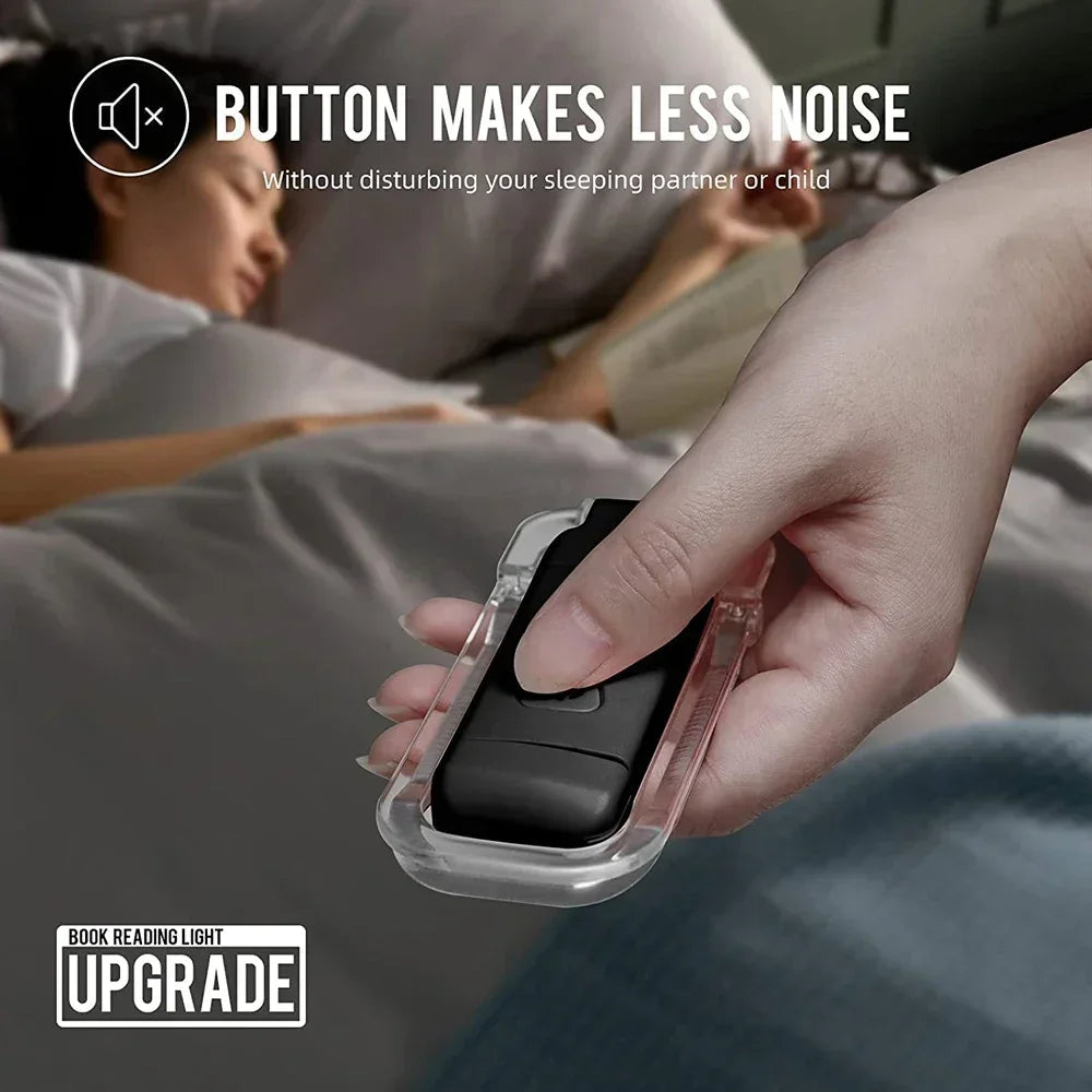 Neue USB wiederaufladbare, zusammenklappbare, tragbare Lesebuch-Lichter, Augenschutz, 3 Lichtfarben, einstellbare Helligkeit, Nachtlampe