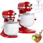 Eismaschinen-Aufsatz für KitchenAid-Standmixer – kompatibel mit 4,5/5QT- und 6QT-Modellen, 2-Liter-Schüssel zur Herstellung von Yogur