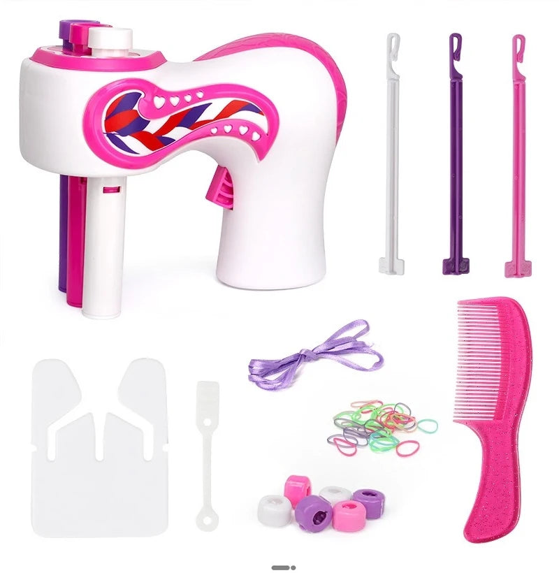Mini-Dreisträngige geflochtene Haarmachine für Kinder, vollautomatische elektrische geflochtene Haarmachine