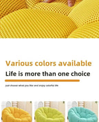 Einzelsitz-Kürbis-Lazy-Sofa kann zurücklehnen werden. Designer Rochburg-Fußballsofa für Balkon, Schlafzimmer, bequeme Lounge-Couch