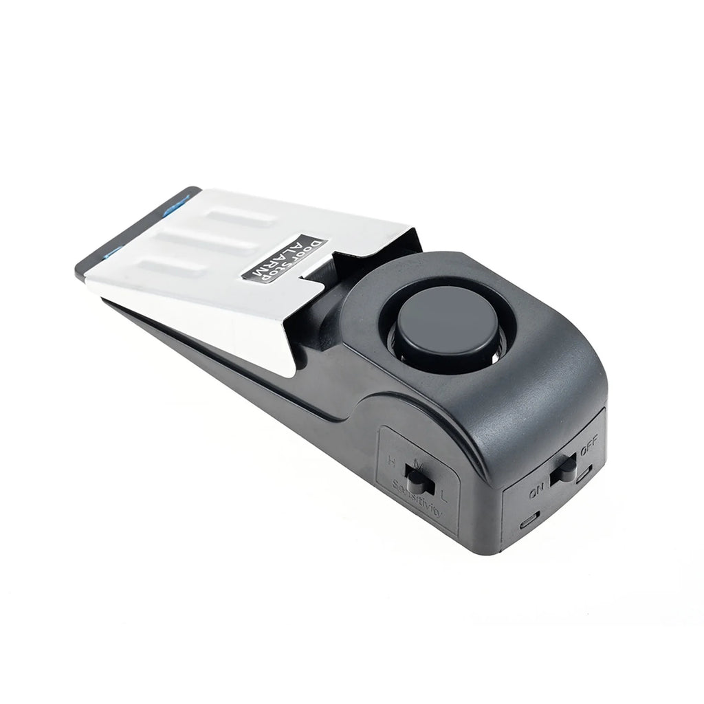 2 Stücke 120 DB Drahtloser Türstopper Alarm Anti-Diebstahl Tor Keil Türstopper Kinder Sicher Bodentor Puffer Tragbare Sicherheit Türstopper