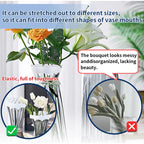 Silikon-Blumengitter für Vasen – Flexibler Blumenstielhalter, Wasserdicht & Wiederverwendbar | DIY