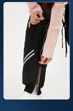 72CM Winter Motorrad Knie Wärmer Fleece Verdicken Pad Warme Wasserdichte Knie Ärmeln