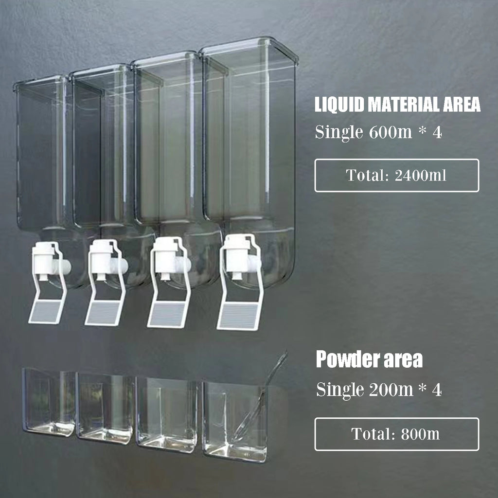 Kunststoff-Gewürz behälter leicht zu reinigende Gewürz box für koscher Pfeffer und Meersalze