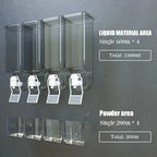 Kunststoff-Gewürz behälter leicht zu reinigende Gewürz box für koscher Pfeffer und Meersalze