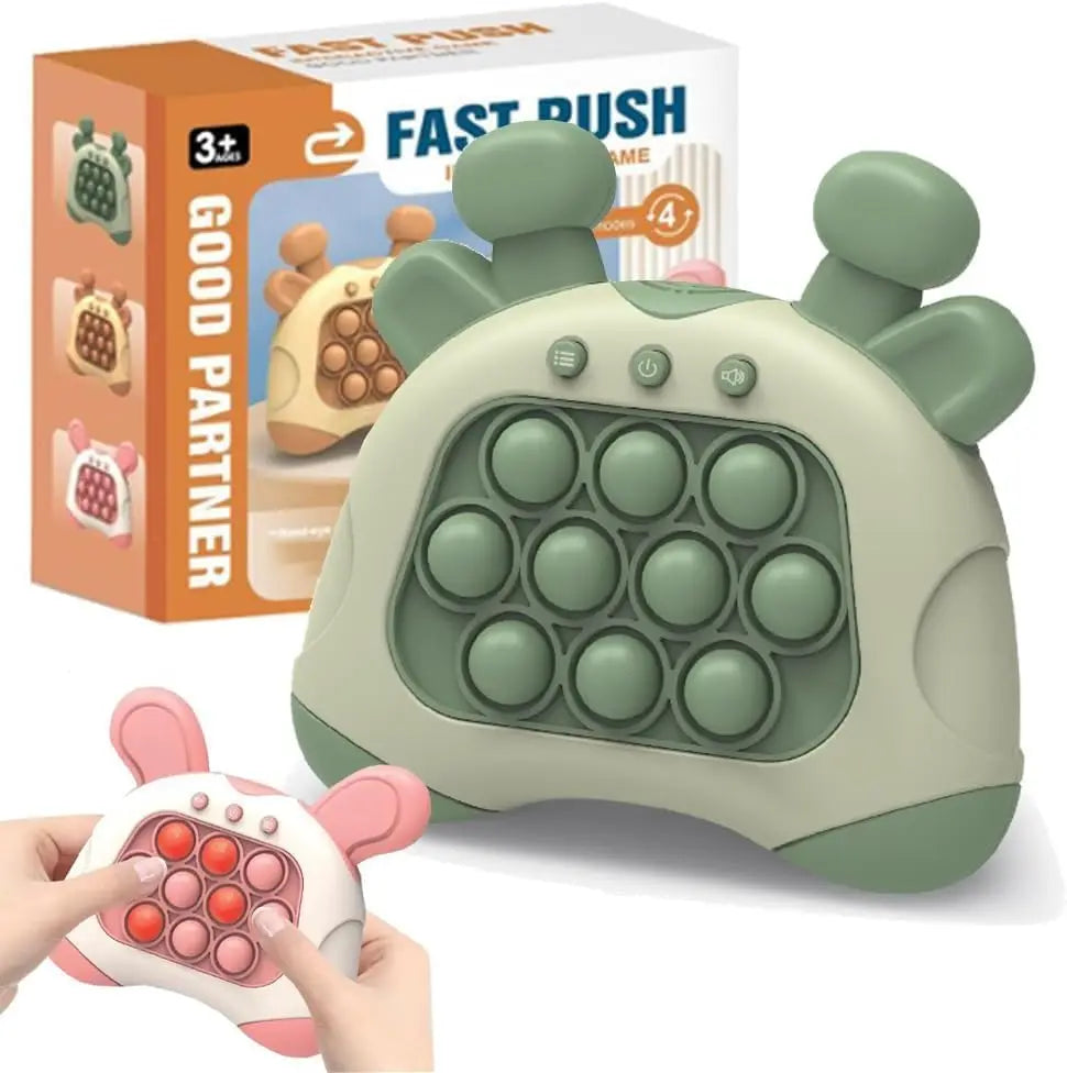 Pop-it Quick Push Game – Handheld mit Licht, 4 Modi, Silikon, CE, für Kinder & Erwachsene