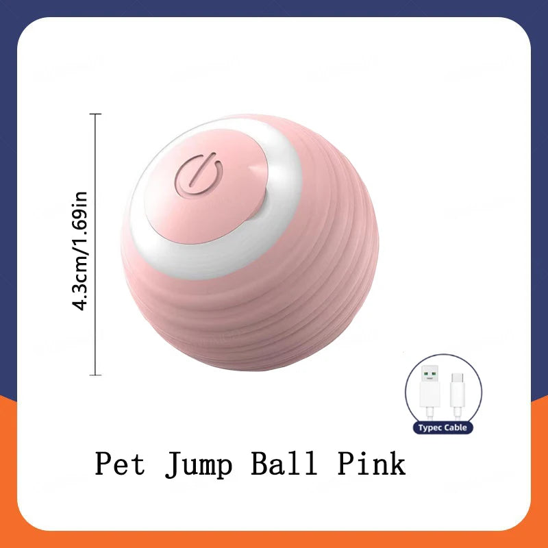 Intelligenter Hundespielzeugball, elektronisch, interaktiv, Haustierspielzeug, beweglicher Ball, USB, automatisch bewegend, springend, für Welpen, Weihnachtsgeschenk, Katzenprodukt