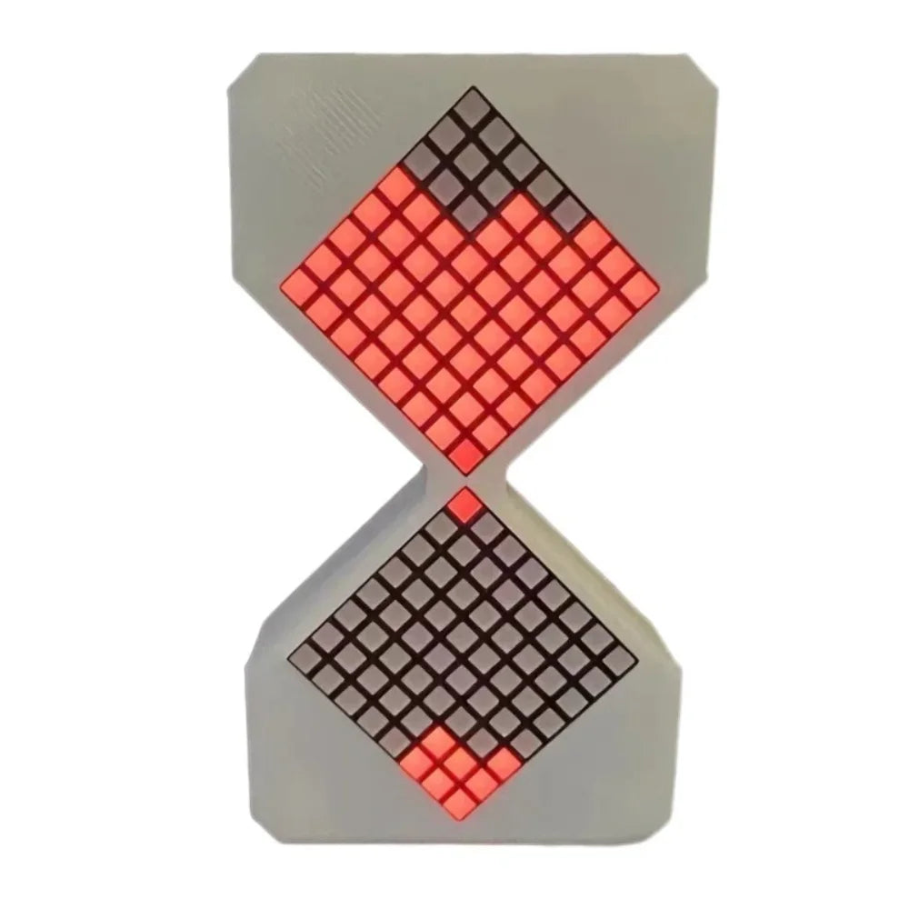 Elektronische LED-Sanduhr im Cyber-Stil, 1–30 Min. Timer mit Schwerkrafterkennung, DIY digitale Sanduhr, Technologie, Sinn für Heimdekoration