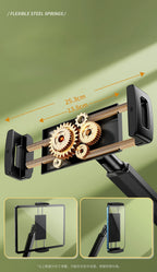 Oatsbasf versteckter Nachttisch-Tablet-Telefonständer 990 °   Drehbare, einsteckbare, geschlitzte, aufsteckbare Telefonhalterung, Tablet-Halterung für Sofa, Schreibtisch