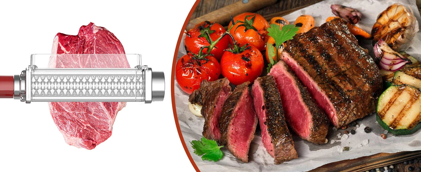 Fleischklopfer für Kitchenaid Chef, Kitchen Aid Fleischklopfer-Aufsatz für Kitchenaid Standmixer,klopfer für Cuisinart