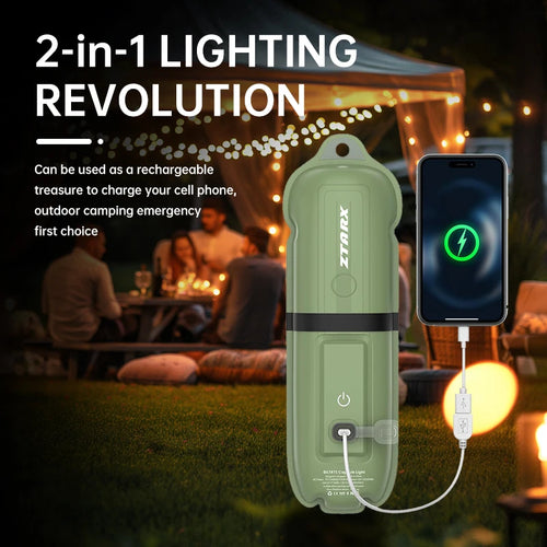 2-in-1-LED-Lampe, 2000 mAh, wiederaufladbar