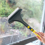 Fenster-Reinigungspinsel mit Schaber – Multifunktional für Glas, Auto & Bildschirm