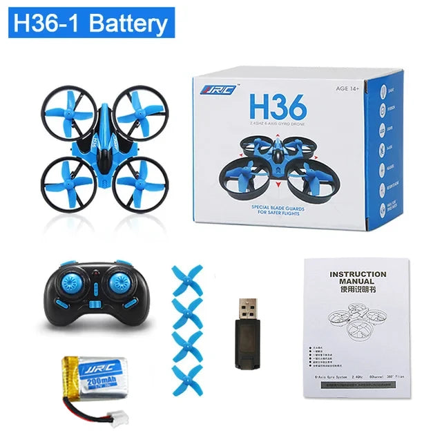 JJRC H36 RC Drohne 2,4G 4ch 6-Achsen Headless Modus Professioneller Hubschrauber 360 °   Flip Fernbedienung Flugzeug Quadcopter Eders Spielzeug