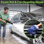 120Bar Bürstenlose Hochvolt-Autowaschpistole 6-in-1 Elektrische Gartenreinigung Spritzpistole fair für Makita 21V Batterie