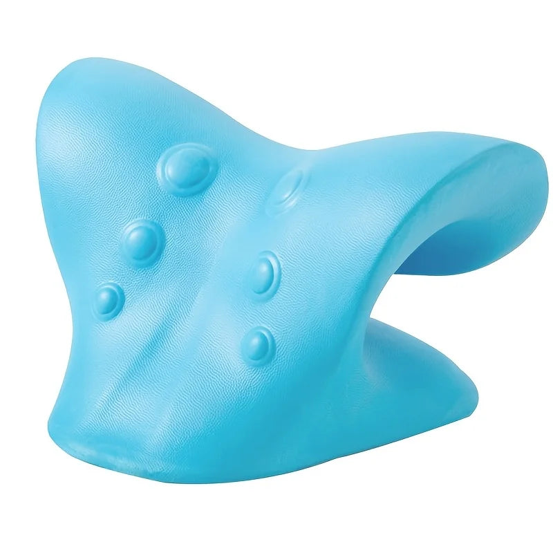EVA Nacken- & Schulterentspanner – Chiropraktik-Nackenkissen, HWS-Strecker, Massagegerät, 3 Farben