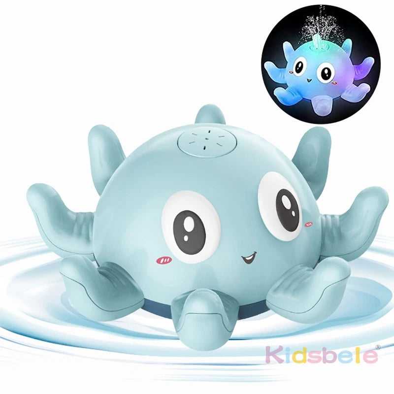 Baby Badespielzeug Oktopus – Leuchtend, Musik & Wasserspritzer