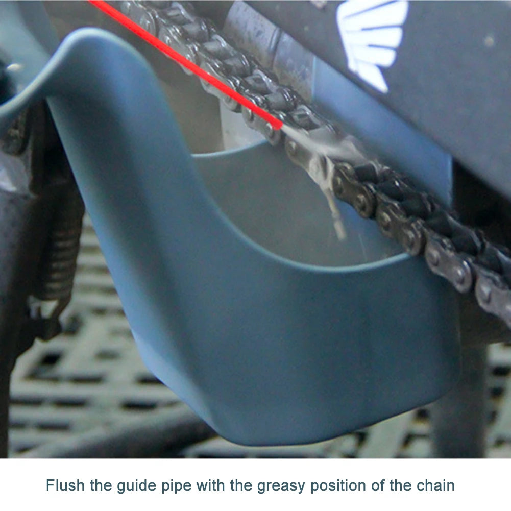 Motorrad Bike Kette Reiniger Werkzeug Splash Proof Tragbare Tragen-beständig Dark Blau Fett Lagerung Werkzeug für Motorräder