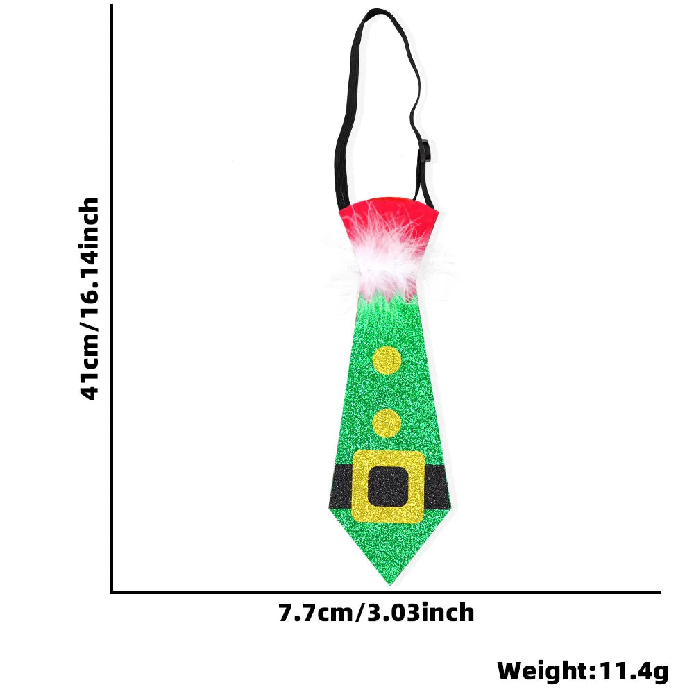 Filz Weihnachts krawatten, Weihnachts schmuck, Schneemann, Elch, Weihnachts baum, Krawatten für Kinder, Weihnachts feier dekorationen