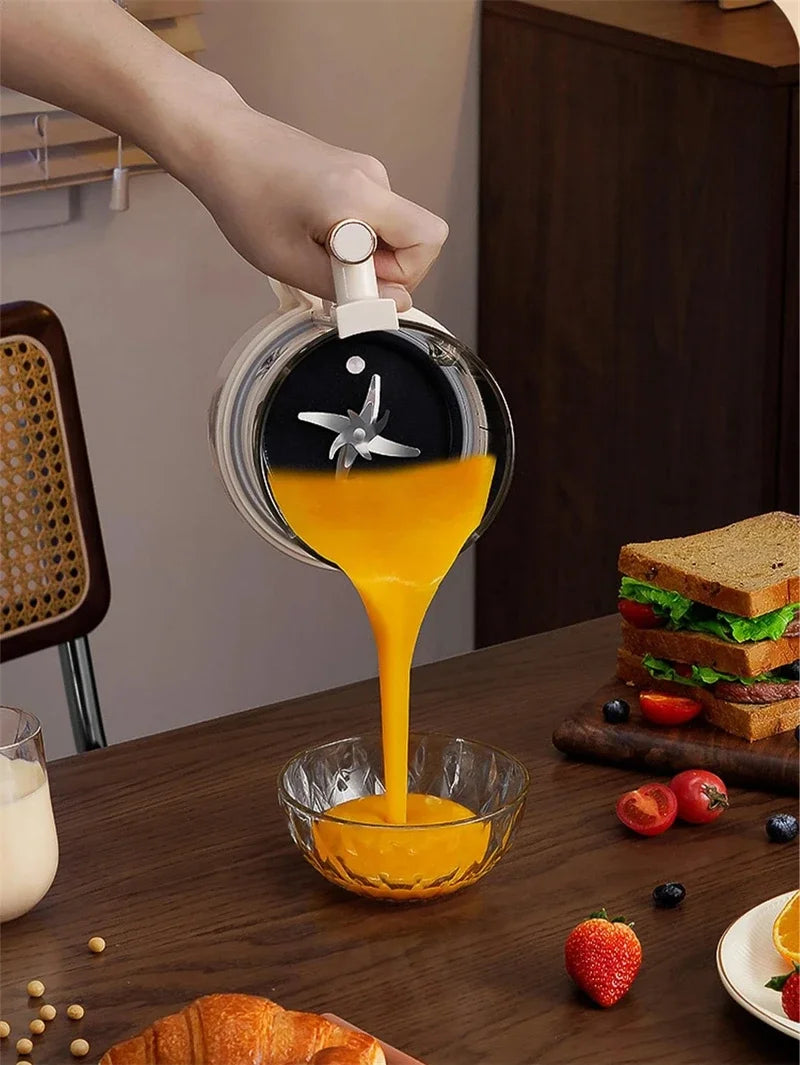 BALASHOV Multifunktions-Smoothie-Maker mit automatischer Sojamilcherhitzung, Eiswürfelrührfunktion und Saftzubereitung – Leiser Betrieb, Digitalanzeige