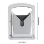 Bagel Guillotine Slicer mit Sicherheitsgriff Brotschneidemaschine Edelstahl Multifunktionale Backen Gebäck Utensilien