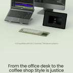 NILLKIN Klappbare Bluetooth-Spieltastatur, kabellos, iPad, Handy, Tablet, universelles Notebook, kompakt, tragbar, Gaming-Tastatur