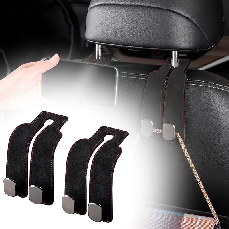 Auto Kopfstützenhaken 2-in-1 – 20 kg Traglast, Zinklegierung, für Taschen & Smartphone, 1 oder 2 Stück