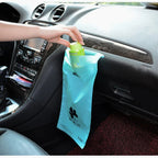 50 Stück Auto Einweg Müllsäcke, selbstklebende Müllhalter, Auto Interieur, Büro, Küche, Müll Aufbewahrung, Beutel biologisch abbaubar