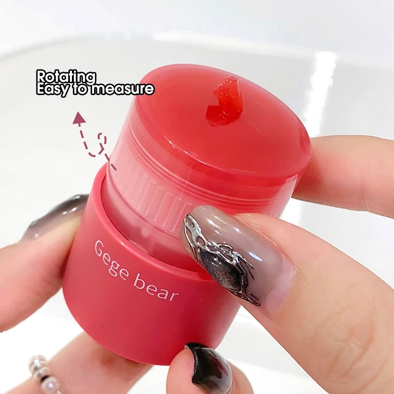 Gege Bear Hydrating Tinted Lip Essence – Feuchtigkeitsspendendes, wasserglanzendes Finish, jugendlicher und makelloser Lippenbalsam im koreanischen Stil