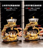 Neues automatisches Teeservice aus Glas, faule Teekanne für den Haushalt, Kung-Fu-Teetasse, Artefakt zum Aufbrühen von Bürotees