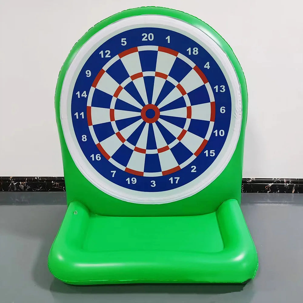 Aufblasbares Klebedart-Wurfspiel – Familien-Gartenspiel für Kinder & Erwachsene | PVC
