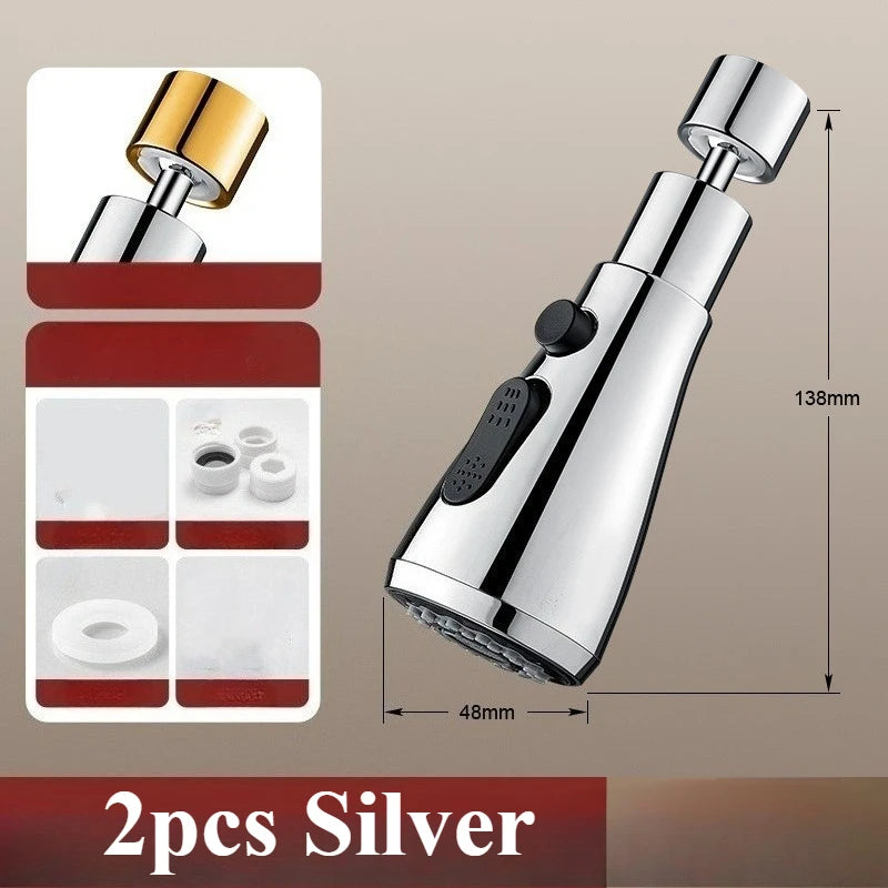 Universal Wasserhahn Extender Kupfer Drei Geschwindigkeit Kopf Wasser Saver Hause Erweiterte Dusche Spray Filter Wanxiang Wasserhahn Bubbler Düse