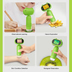 1000x Kinder mikroskop elektronische Lupe Kamera 200 Megapixel pädagogische Wissenschaft Spielzeug mit 8 LED-Licht Foto Video-Funktion