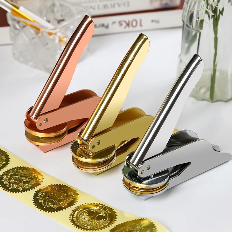 Embosser-Stempel, Logo, individuelle Hochzeit, Bibliothek, Buch, private Siegel, individuelle Anpassung, Umschlag, Party-Einladung, Prägestempel, DIY