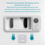 Dusch-Telefonhalterung mit Bluetooth-Lautsprecher, 360-Grad-Drehung, Wandhalterung für die Dusche, wasserdicht, beschlagfrei, für 4–6,9 Zoll große Handys