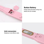 Mini-Löffelwaage, digitale Küchenwaage, elektronische LCD-Lebensmittelwaage, 0,1–500 g, Kochmehl, Milch, Kaffee, Pulver, Gewicht, Messlöffel