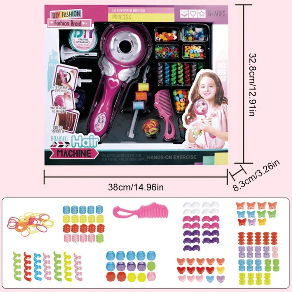 Kinder Mädchen Automatische Haar Flechter Elektrische Flechten Frisur Werkzeug Twist Gestrickte Maschine Geschenk Spielzeug Haar Styling Werkzeuge