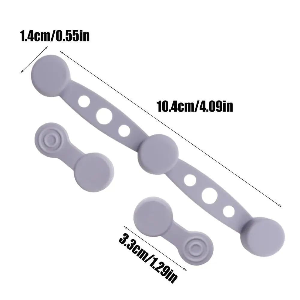 Luftfritteusen-Magnete für Pergamentpapier, Silikon-Magnet, Schnalle, Luftfritteusen-Zubehör, Liner-Halter, Ersatzteile, 3 Farben
