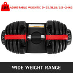 VEVOR 24KG Verstellbare Hantelsets, Hantelständer und Hantelgewicht