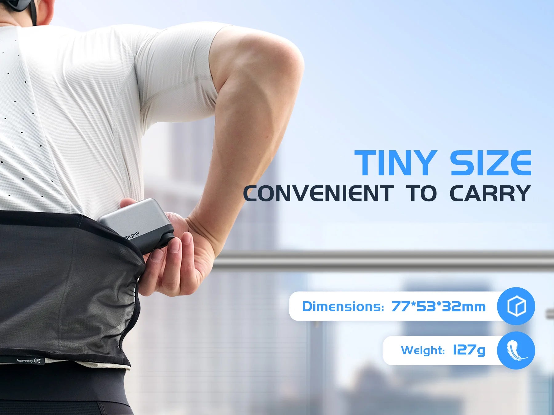 TB2 Mini Fahrradpumpe Reifenfüller 120PSI Max Akku Radfahren Fahrradzubehör Schrader Presta Ventil Winzige Pumpe