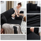 Elastischer Jacquard-Sofabezug für Wohnzimmer, schmutzabweisend, waschbar, Sessel, Sofa, Schonbezug, Schutz für Zuhause, Couch, Dekor, 1/2/3/4 Sitz