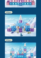 Kinderspielzeug, magnetische Fliesen, Frozen-Set, Klassenzimmer-Essentials, Magnet-Bauspielzeug für Kleinkinder, Vorschule, Montessori-Lernspiele für