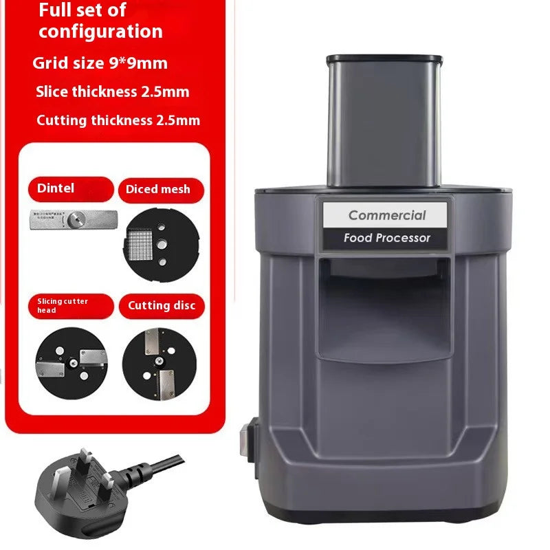 Elektrischer Gemüseschneider 3-in-1 – Multifunktionale Schneidmaschine für Küche & Gastronomie