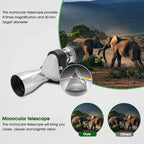 Einstellbares Teleskop HD Mini-Taschenteleskop 8 x 20 mm tragbares Monokular Outdoor-Sport Wandern Bergsteigen Teleskop