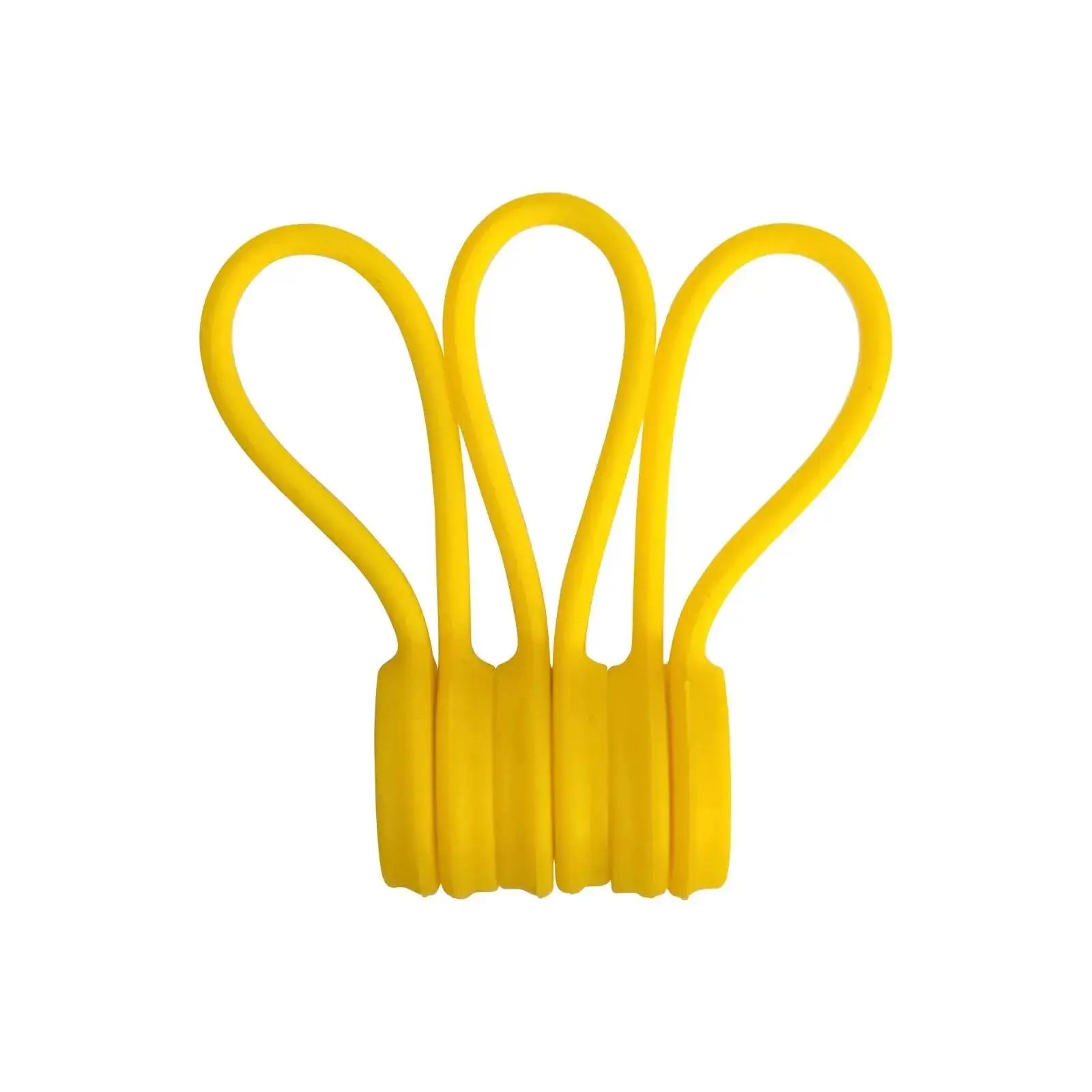 10 Stück wiederverwendbare magnetische Kabelbinder, Kabel-Organizer, Silikon-Magnetschnüre, Wickler für Ohrhörer, Sachen, Buchmarker, Kühlschrankmagnet-Krawatte