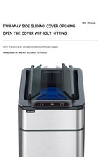 50l 60l Küche Smart Mülleimer Edelstahl Abfallbehälter automatische Mülleimer große Smart Eimer Müll Haus Papierkorb