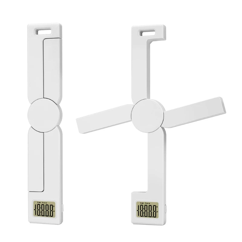 Kompakte, zusammenklappbare digitale Küchenwaage, präzise, faltbare, tragbare Lebensmittelwaage