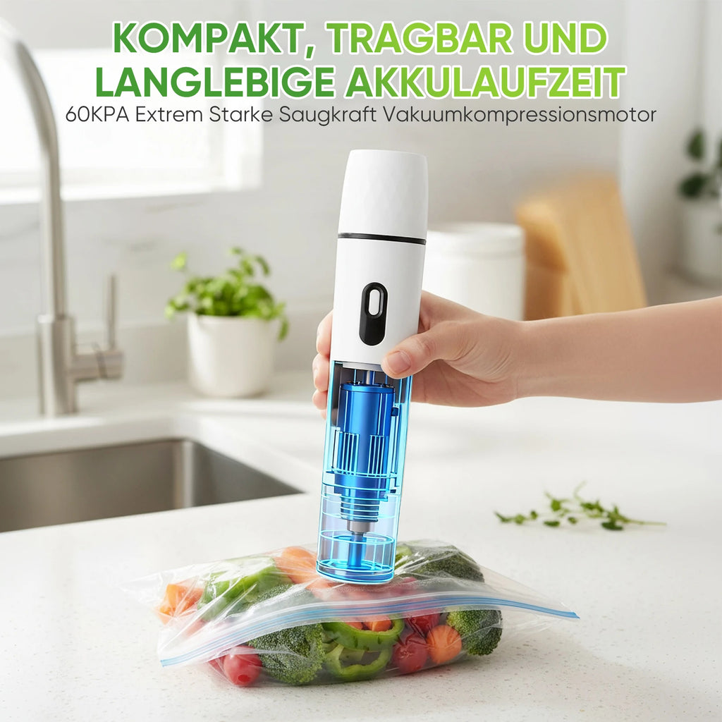 Handheld Vakuumierer Mini Maschine Küche Vakuum Packer Maschine Kleine Versiegelung Maschine Tragbare USB Elektrische Lebensmittel Vakuum Versiegelung