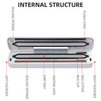 Beste Vakuumierer für trockene und nasse Lebensmittel, Verpackungsmaschine, 220 V, automatischer kommerzieller Haushalt, Küche, Lebensmittel-Vakuumierer mit 10 Beuteln